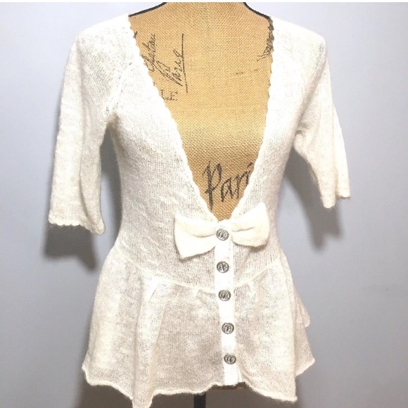Anthropologie Sweaters - Anthropologie Knitted & Knotted Cardigan Small